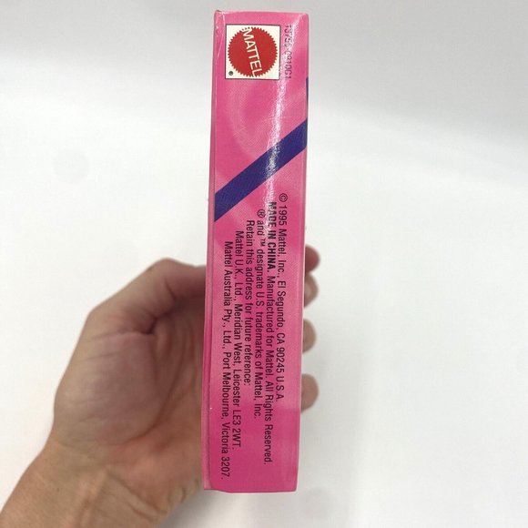 Barbie Pretty Treasures Set Gold Jewelry 13755 Mattel 1995 Vintage Accessories - Picture 5 of 7